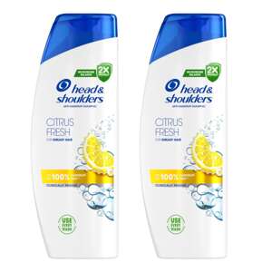 Šampón Head &amp; Shoulders Citrus Fresh 2x400ml