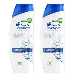 Head & Shoulders Classic Clean Šampón 2x400ml