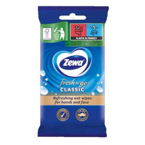 Vlhčené uteráky ZEWA Fresh To Go Classic 10 kusov
