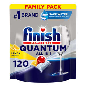 Finish Quantum All in 1 Lemon Umývačka riadu kapsula 120ks
