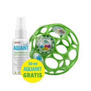 Hračka OBALL RATTLE 10 cm 0 mesiacov + morská pena + DARČEK Aquai...