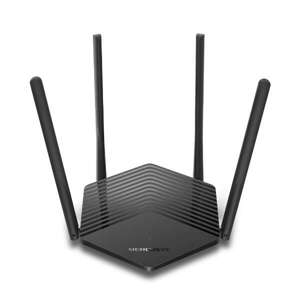 Mercusys MR60X AX1500 Dvojkapsový Wi-Fi 6 Router, Čierny