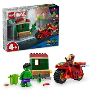LEGO® Marvel Iron Man s motorom a Hulkom 76287