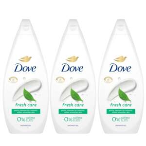 Dove Fresh Care Krémový sprchový gél 3x720ml