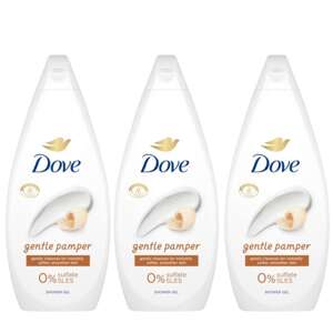 Dove Gentle Pamper krémový kúpeľ 3x720ml