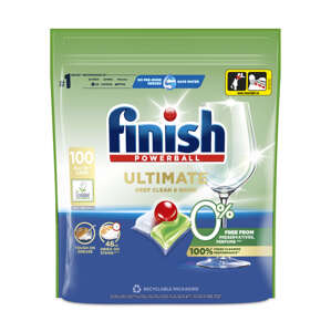 Finish Ultimate All in 1 0% Kapsule do umývačky riadu 100ks