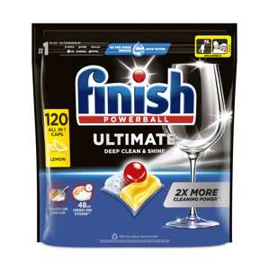 Finish Ultimate All in 1 Lemon Kapsule do umývačky riadu 120ks