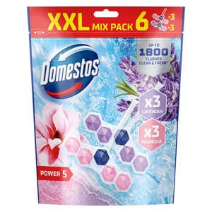 Domestos Power5 Osviežujúci blok na WC Magnólia &amp; Levandu...