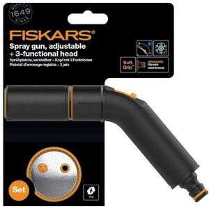 Zavlažovacia pištoľ Fiskars Comfort, nastaviteľná zavlažovacia hl...