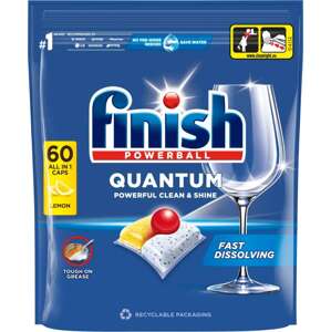 Finish Quantum All in 1 Citrón Umývačka riadu kapsuly 60 ks