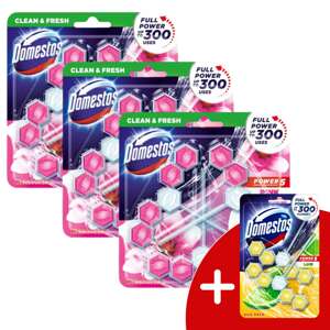Domestos Power5 WC osviežovač Magnolia (9x50g) + darček Domestos...
