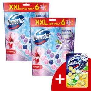 Domestos Power5 WC osviežujúci blok zmes Magnólia &amp; Levan...