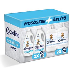 Coccolino Sensitive oplachovací a umývací balík