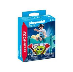 Playmobil Figúrka dieťaťa s malou príšerkou a posteľou 70876