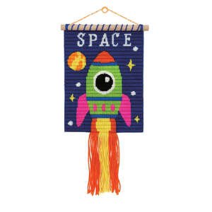 Wow Box Makramé dekorácia na stenu - Rocket