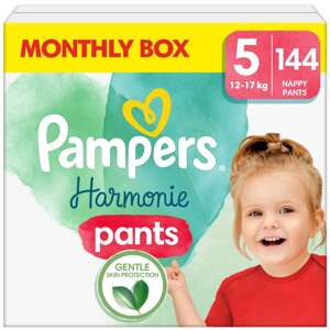 Pampers Harmonie Pants mesačné balenie plienok 12-17kg Junior 5 (144ks)