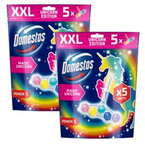 Domestos Power5 WC osviežovač bloček Magic Unicorn (10x50g)
