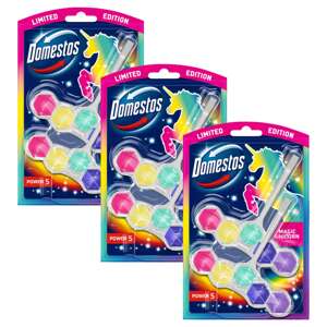 Domestos Power5 WC osviežujúci blok Magic Unicorn (6x50g)