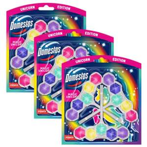 Domestos Power5 WC osviežujúci blok Magic Unicorn (9x50g)
