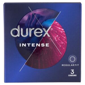 Kondóm Durex Intense Orgasmic 3db