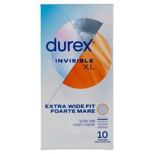 Durex Invisible XL kondóm 10ks