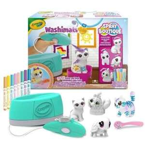 Crayola Washimals Zvierací salón s rozprašovačom farieb