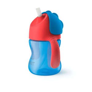 Philips SCF796/02 Avent Bendy pohár na pitie 200 ml - Modrá/červená