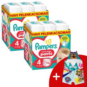 Pampers Pants 2 Mesačné balenie plienok 9-15kg Maxi 4 (352ks) + d...