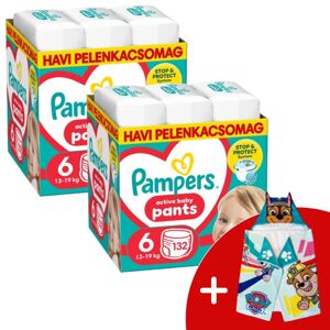 Pampers Pants 2 mesačné balenie plienok 13-19kg Junior 6 (264ks)...