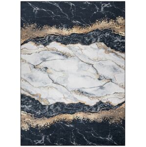 Koberec ARLEN MARBLE1 farba čierna glamour štýl glamour 160x220 Hakano