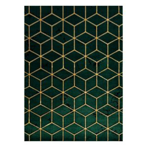 Koberec ESTEMA CUBES farba sklo zelená 80x150 Hakano
