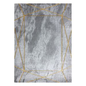 Koberec ESTEMA MARBLE 2 farba sivá 120x170 Hakano
