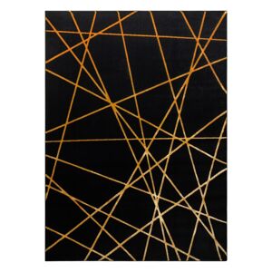 Koberec MOSSE ARTDECO farba čierna 80x150 Hakano
