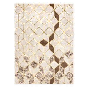 Koberec TREX GEOMETRIC farba krémová 140x190 Hakano