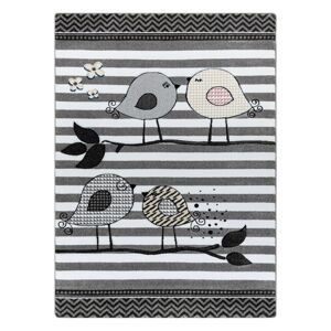 Koberec TINIES BIRDS farba sivá 160x220 Hakano
