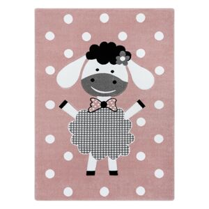 Koberec TINIES DOLLY farba púdrovo ružová 160x220 Hakano