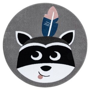 Koberec TINIES RACCOON farba sivá 160x220 Hakano