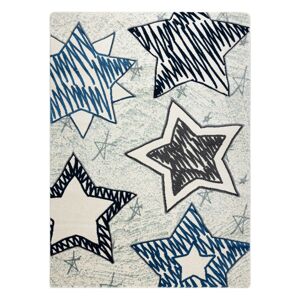 Koberec TINIES STARS farba modrá 120x170 Hakano