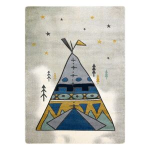 Koberec TINIES TIPI farba sivá 160x220 Hakano