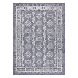 Koberec VINEA ORNAMENT farba modrá 140x190 Hakano