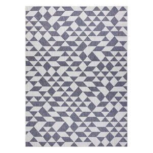 Koberec VINEA GEOMETRIC3 farba modrá 140x190 Hakano