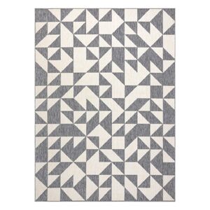Koberec WINK TRIANGLE farba sivá 80x150 Hakano