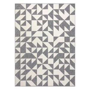 Koberec WINK TRIANGLE farba sivá 160x230 Hakano