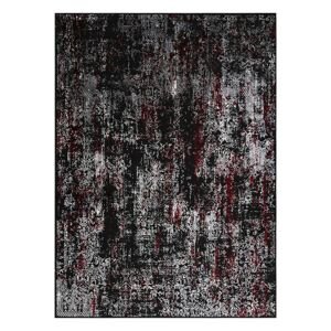 Koberec LEAN ORNAMENT farba antracitovo sivá 80x150 Hakano