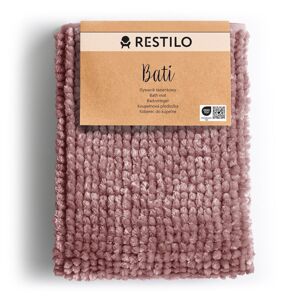 Kúpeľňová rohož BATI farba ružová vzor moderný 60x90 ameliahome