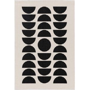 Koberec TARO 2 farby čierny geometrický štýl klasický 120x170 Benuta