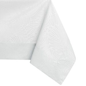 Obrus Gaia biely reliéfny rastlinný 40x140 AmeliaHome