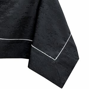 Obrus Vesta čierny reliéfny moderný 140x220 AmeliaHome