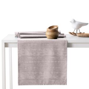 Obrus Vesta púdrovo ružový reliéfny moderný 140x140 AmeliaHome