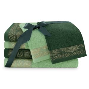 Uterák ALLIUM farba sklo zelená štýl klasický 2*30x50+2*50x90+2*7...